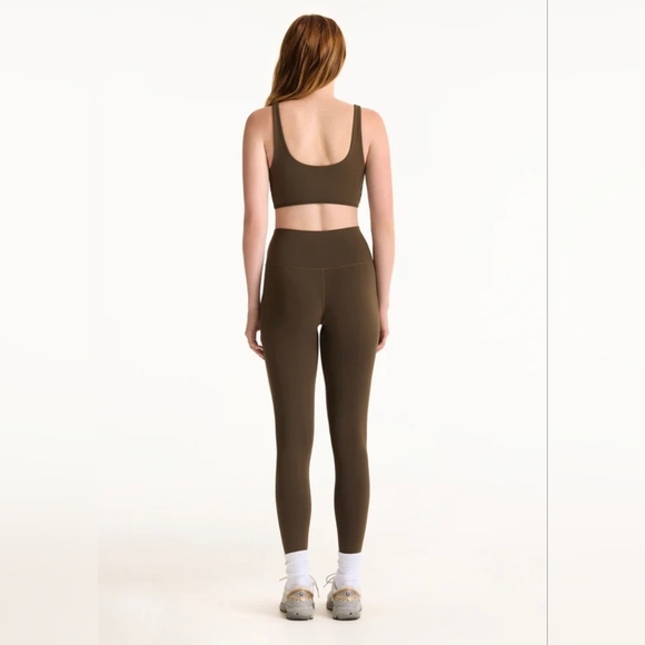 SET Active 2 Piece Brown Leggings and Crop Top Set X REVOLVE - Picture 3 of 12